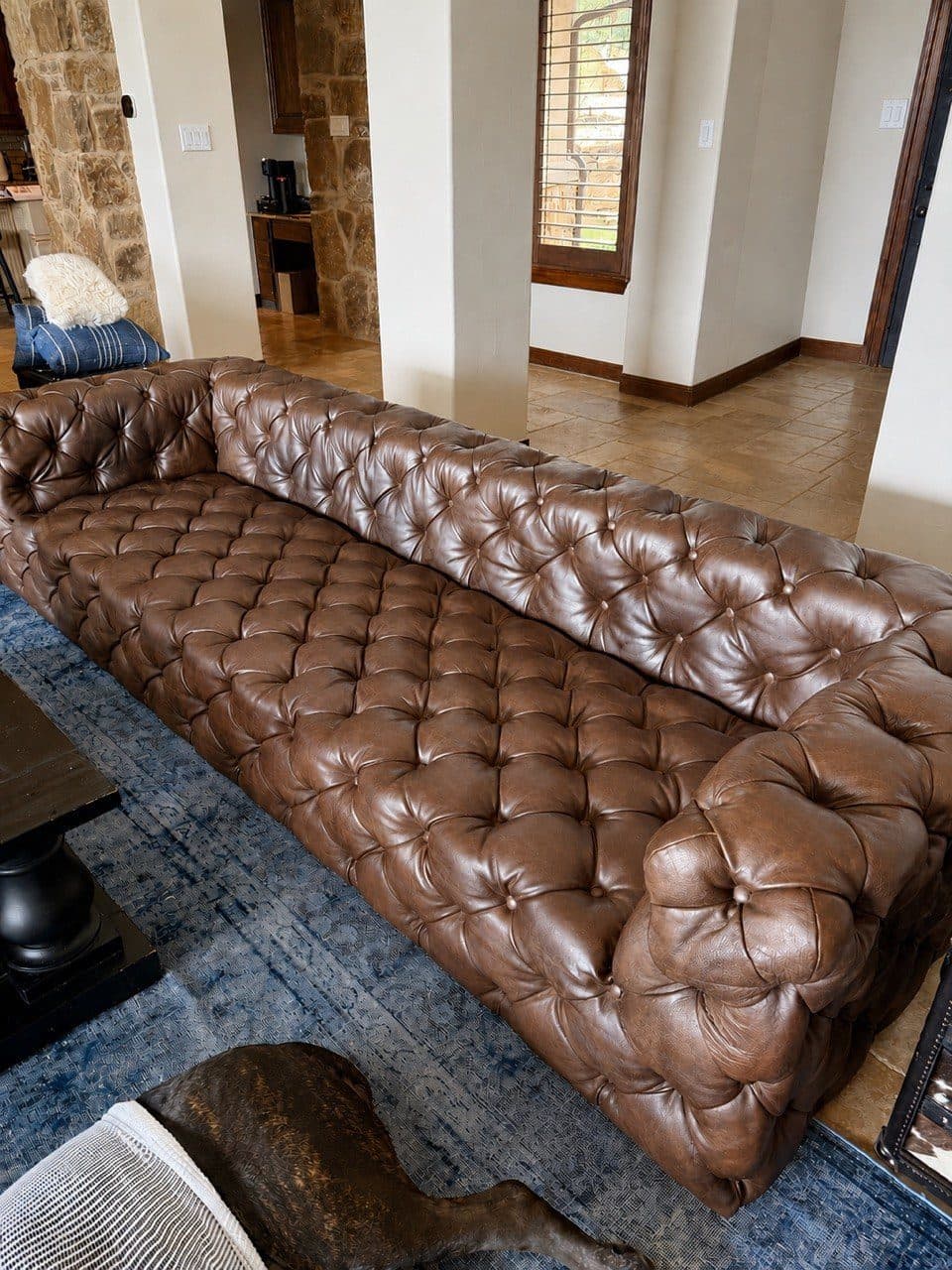 Aniline Leather Sofa Cleaning & Conditioning