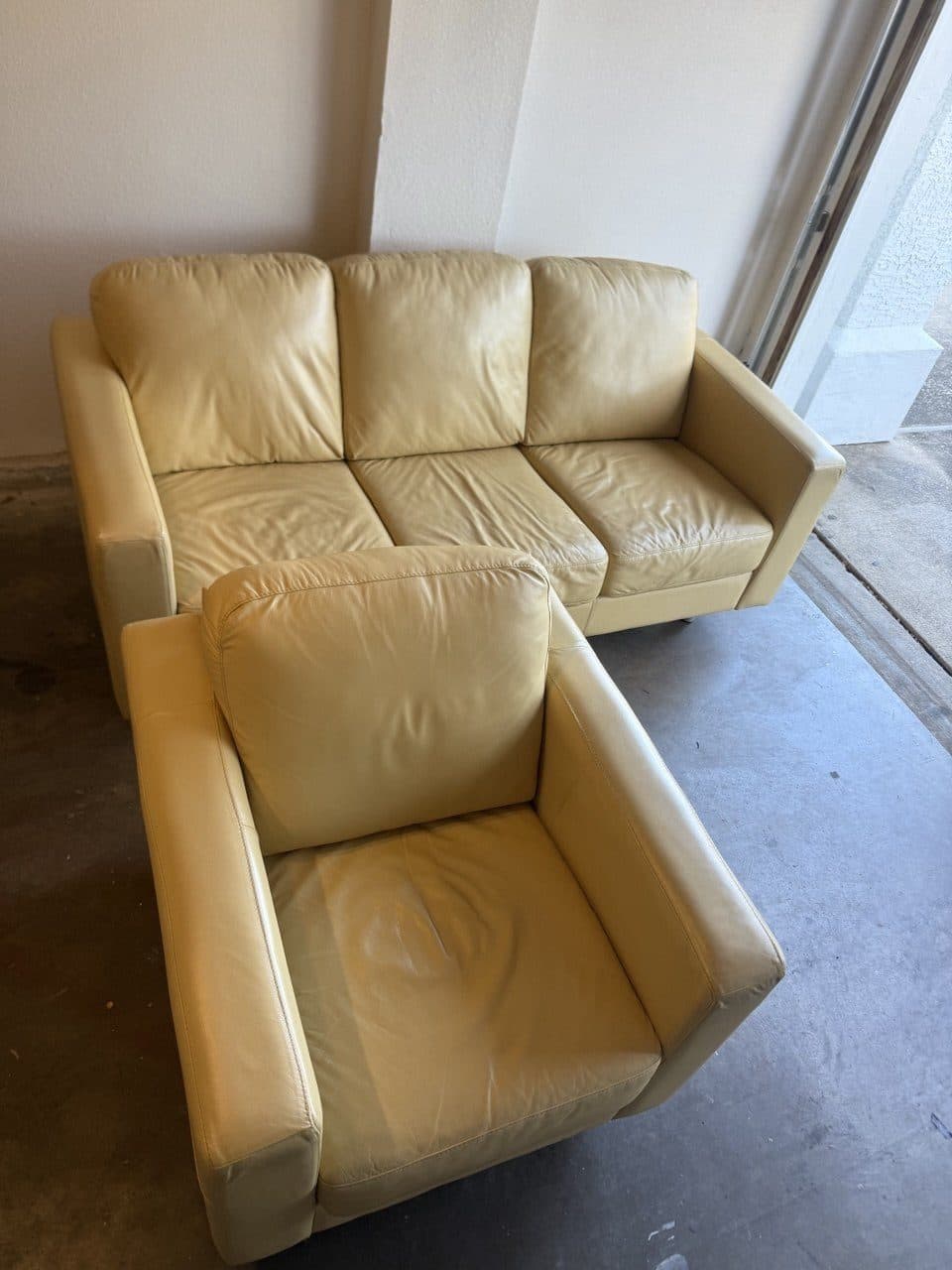 Leather Sofa And Chair Color Change