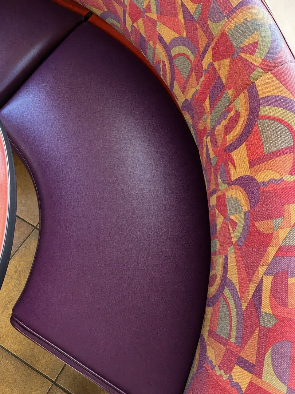 The same corner filled and color-matched