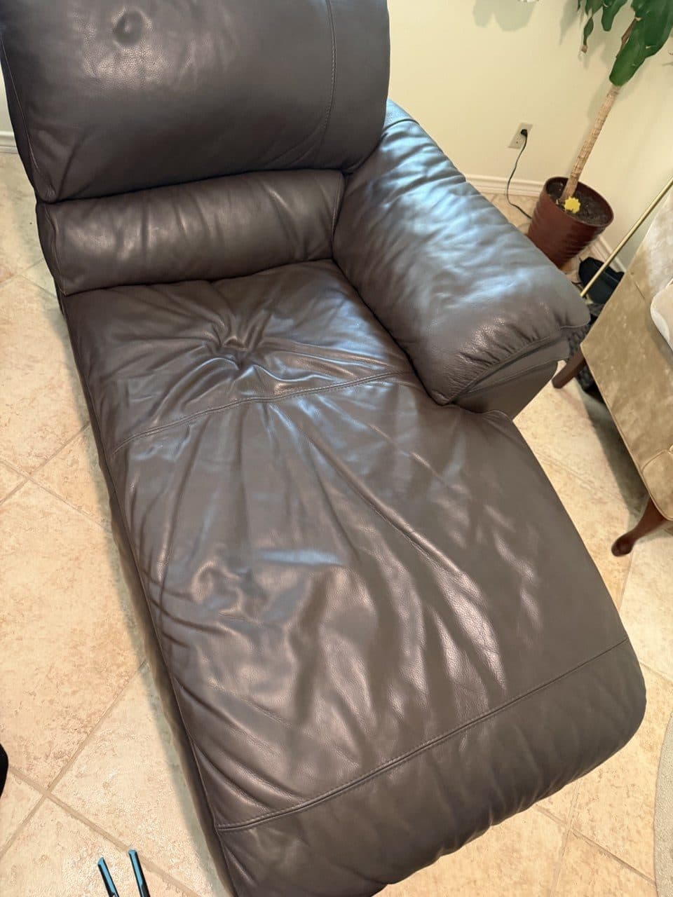 Leather Recliner Cushion Restuffing