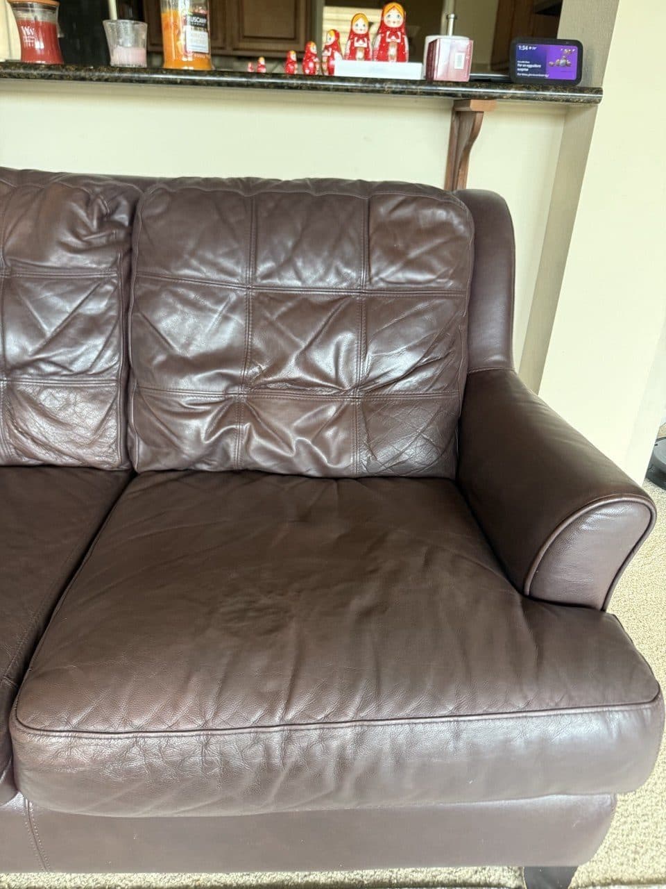 Leather Sofa Seat Panel Replacement And Color Matching