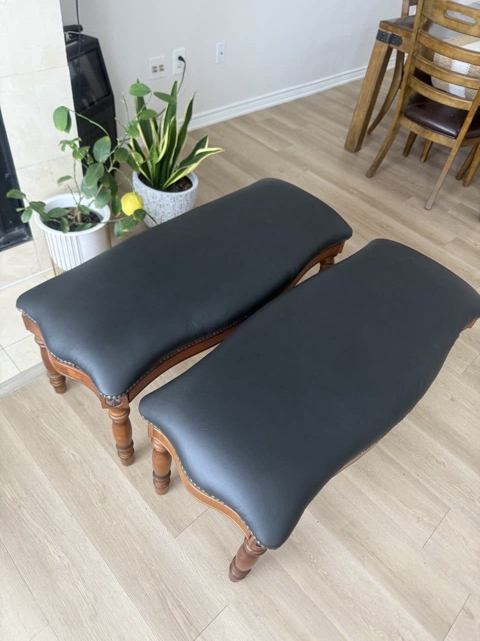 After: Upholstered Bench Seat Replacement